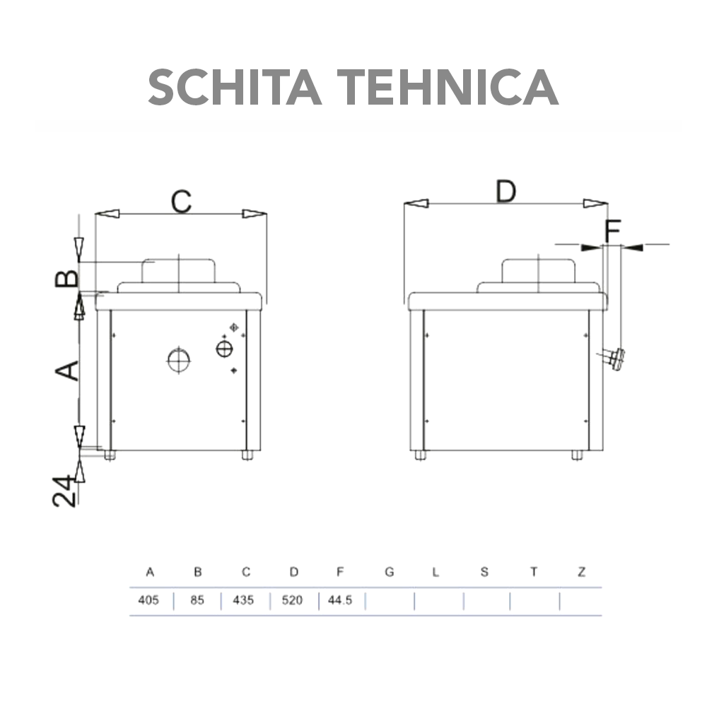 Masina de inghetata de banc STAF59 cu extractie manuala 10 lt/h - 1