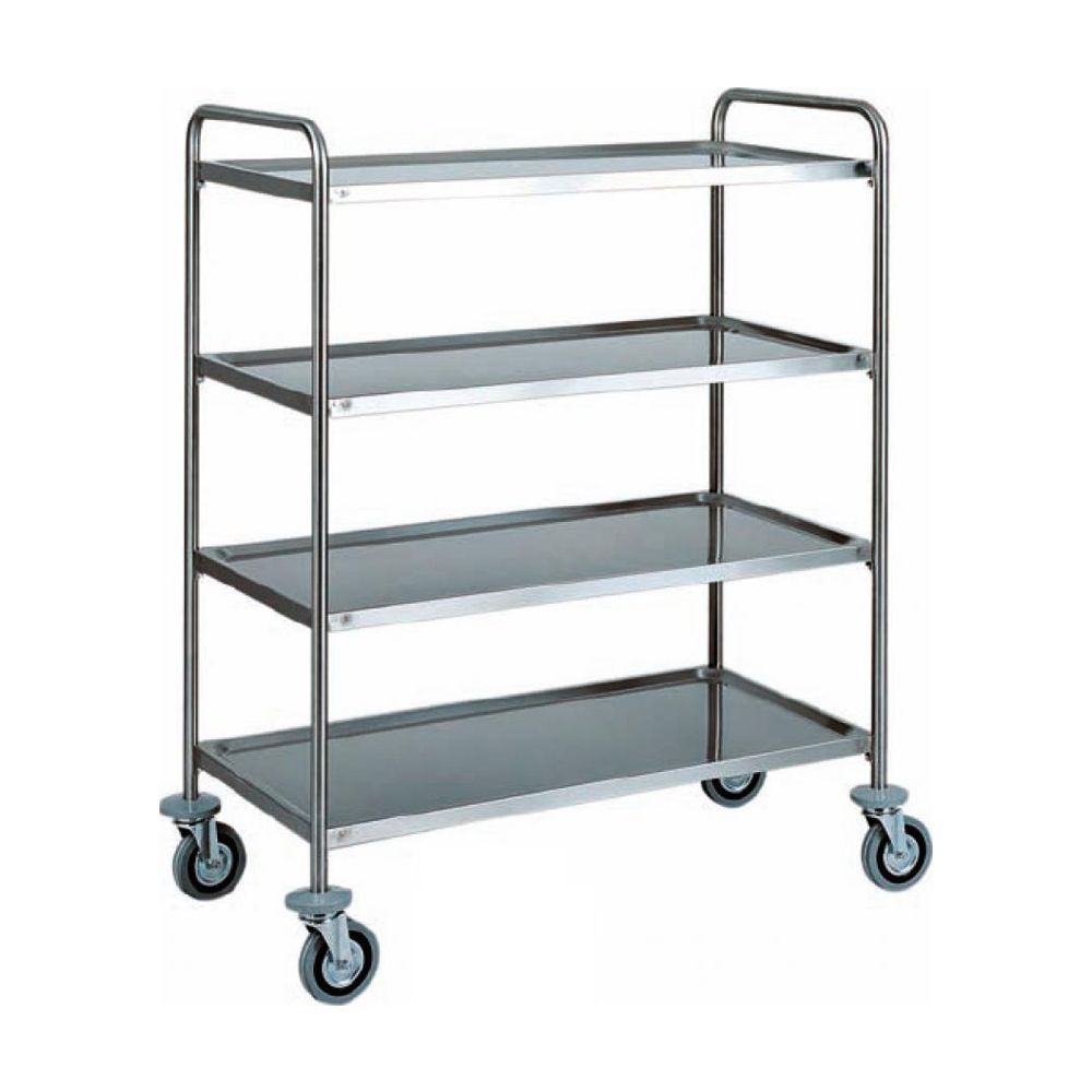 Carucior servire restaurant cu 4 polite - 0