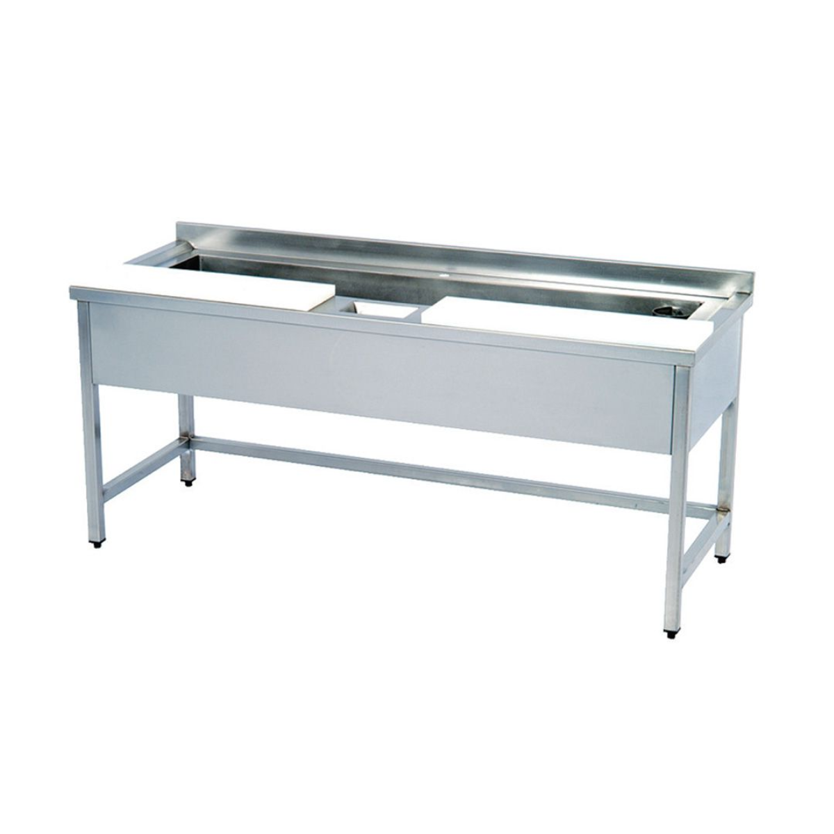 Masa de lucru inox pentru preparare peste 140*70*85 - 3