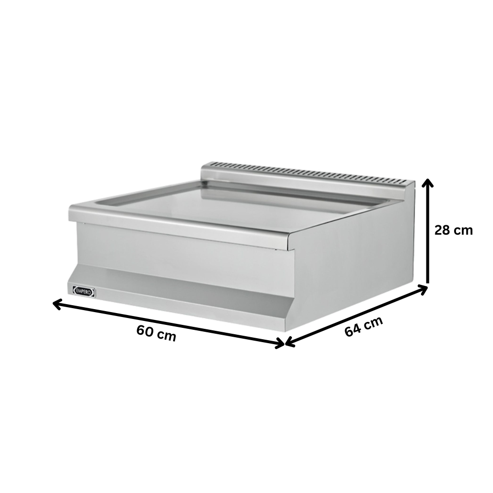 Masa de lucru neutra dubla, inox, 60*64*29 cm - 1