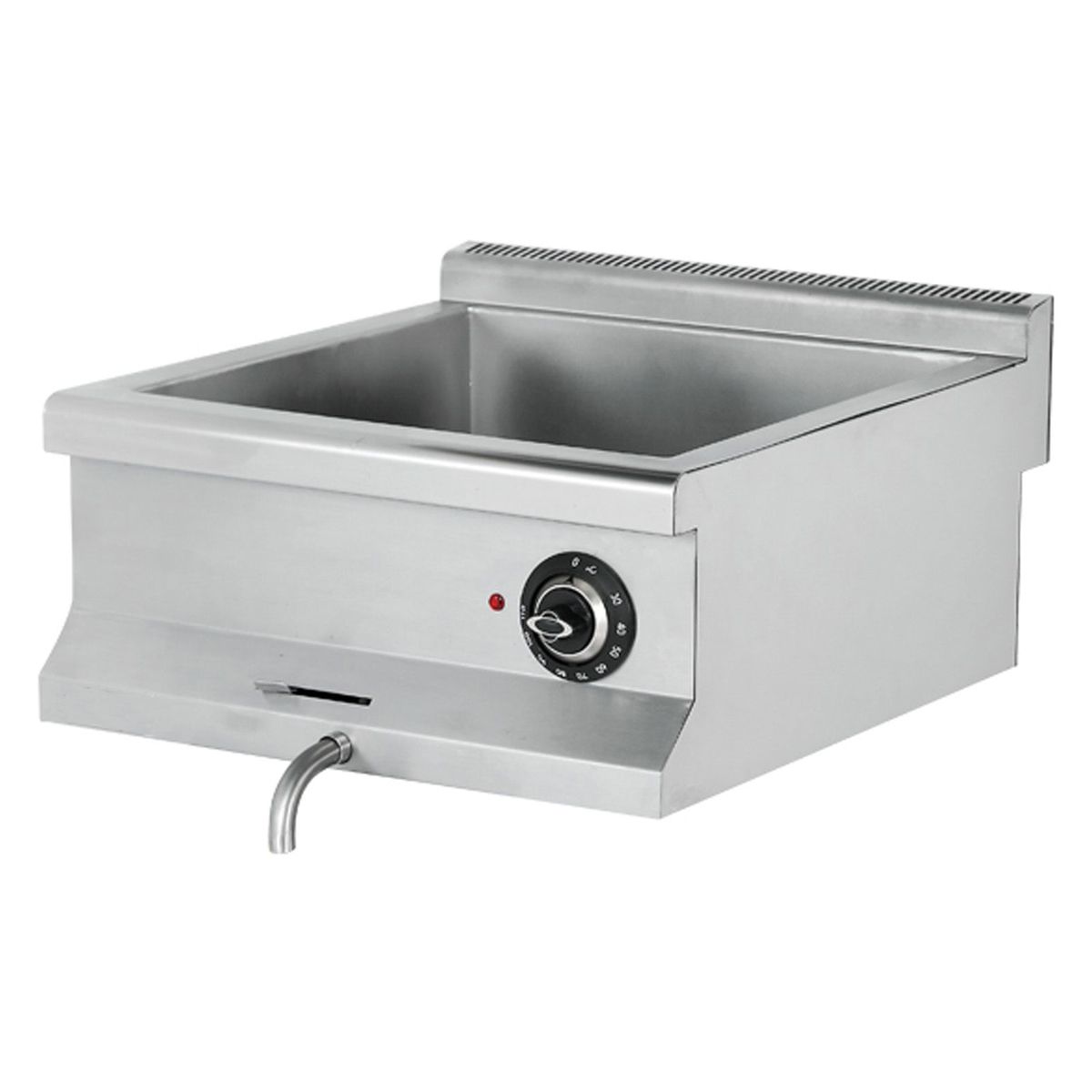 Bain marie profesional, electric, inox, 1 bazin, 60*64*29 cm - 0