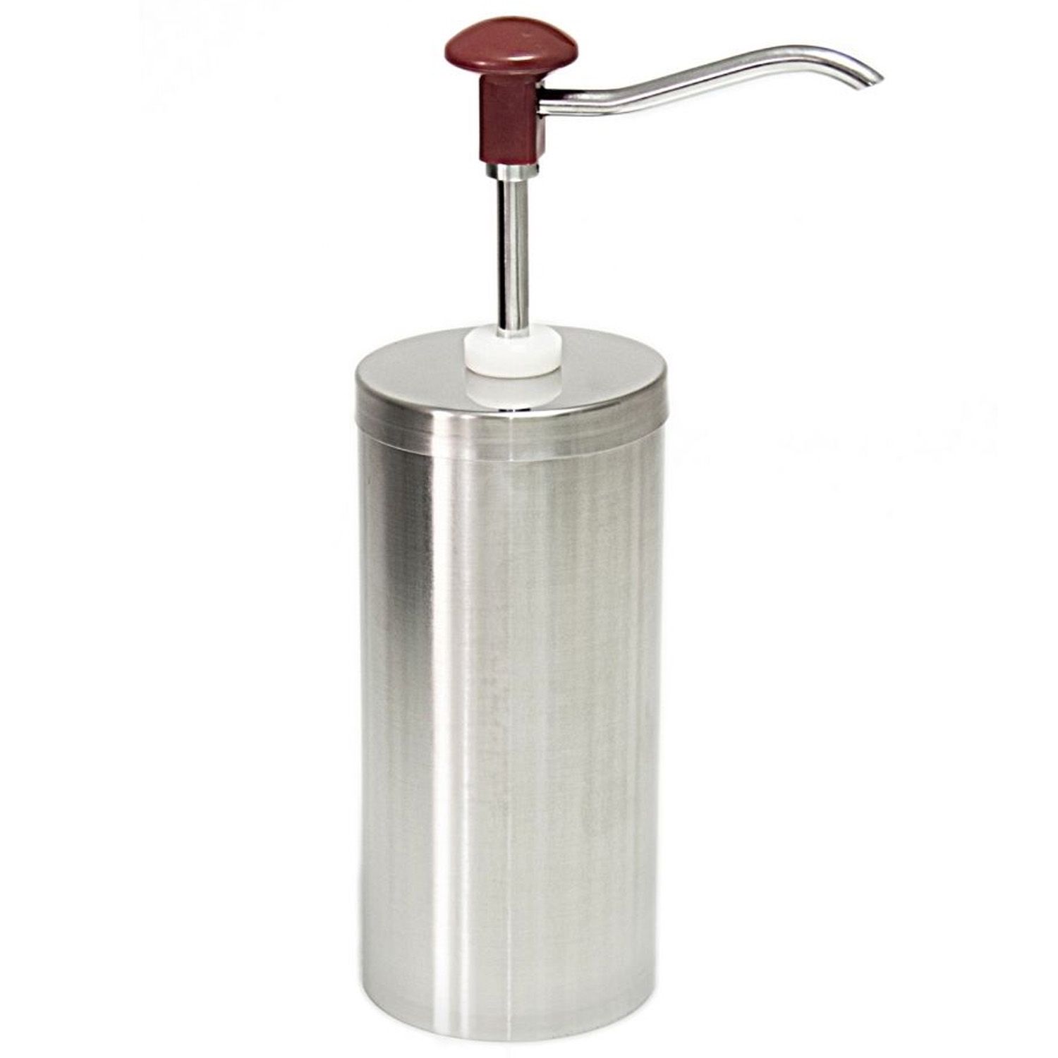 Dozator din inox cu pompa pt ketchup/mustar/maioneza 2,25 lt - 1