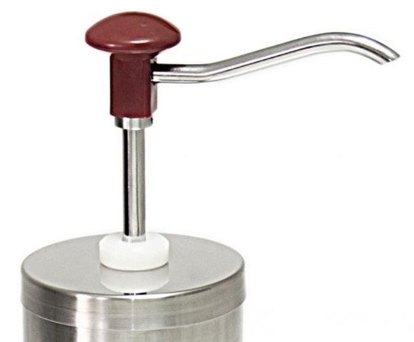 Dozator din inox cu pompa pt ketchup/mustar/maioneza 2,25 lt - 2