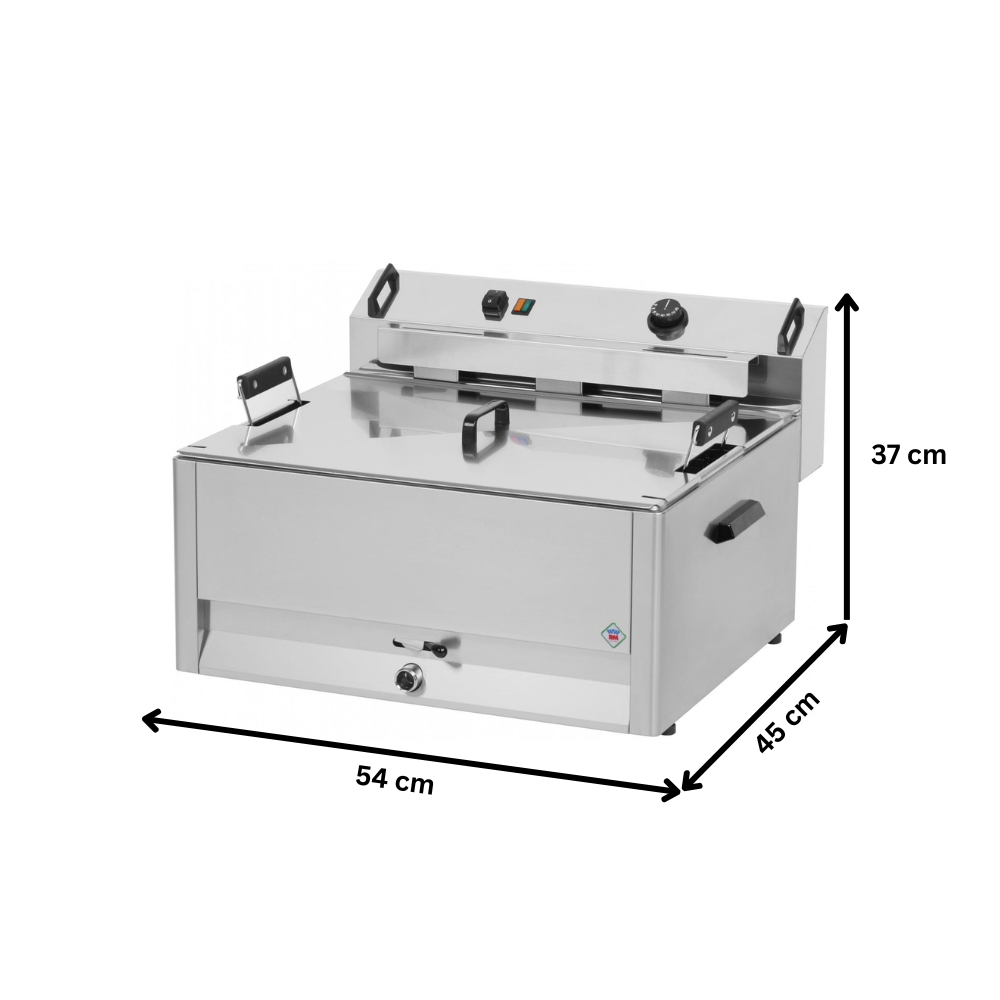 Friteuza electrica pt covrigarie/gogoserie 16 lt - 2