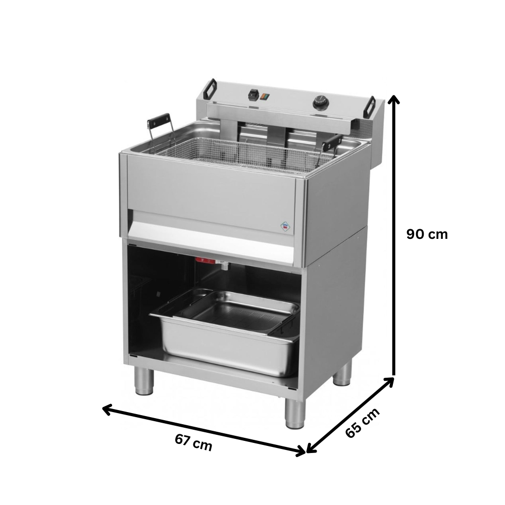 Friteuza electrica pt covrigarie/gogoserie 30 lt - 1