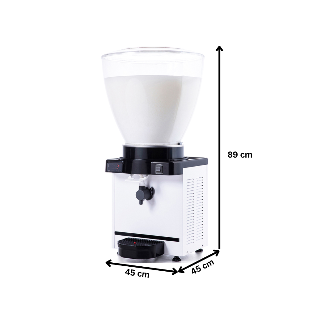 Aparat dozator special iaurt, ayran cu spuma, panou electronic, capacitate 1 bazin 40 lt cu mixer - 4