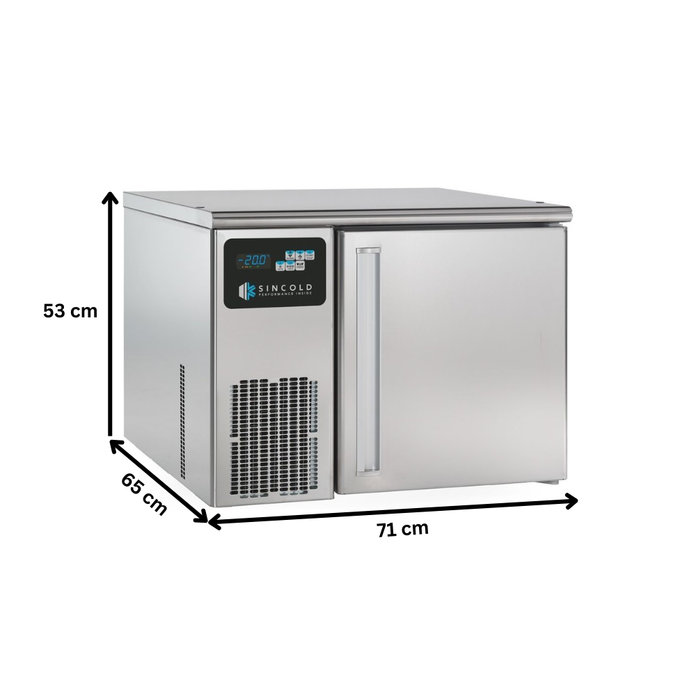 Blast chiller SINCOLD, 3 cuve, racire pe aer - 2