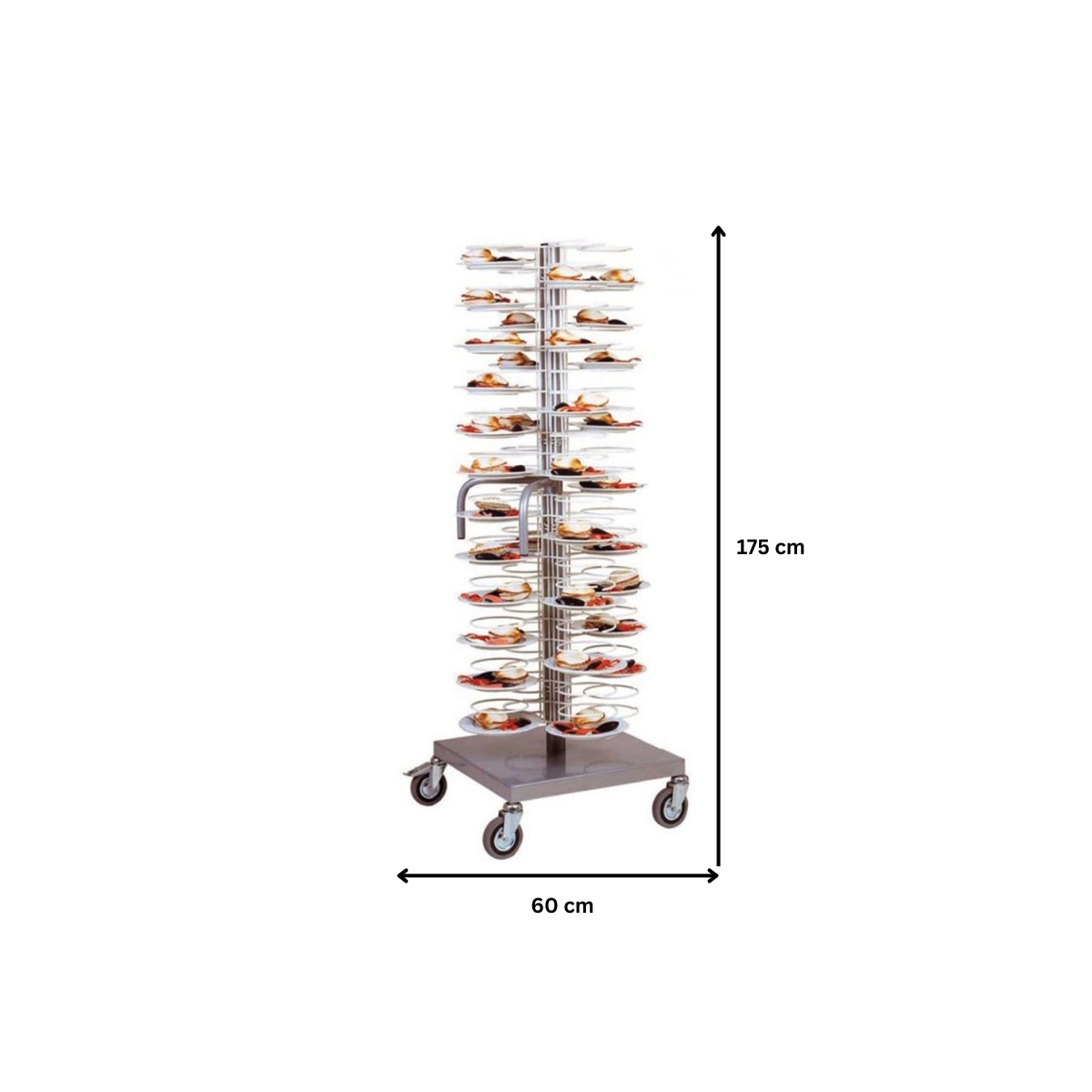 Carucior suport farfurii - 1