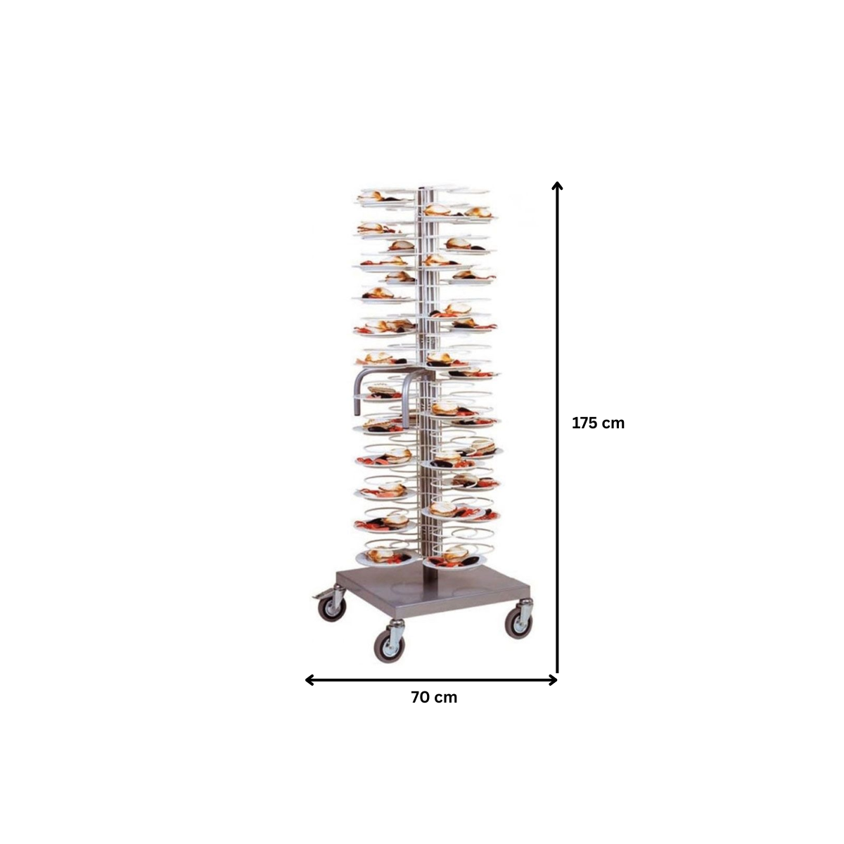 Carucior suport farfurii - 1