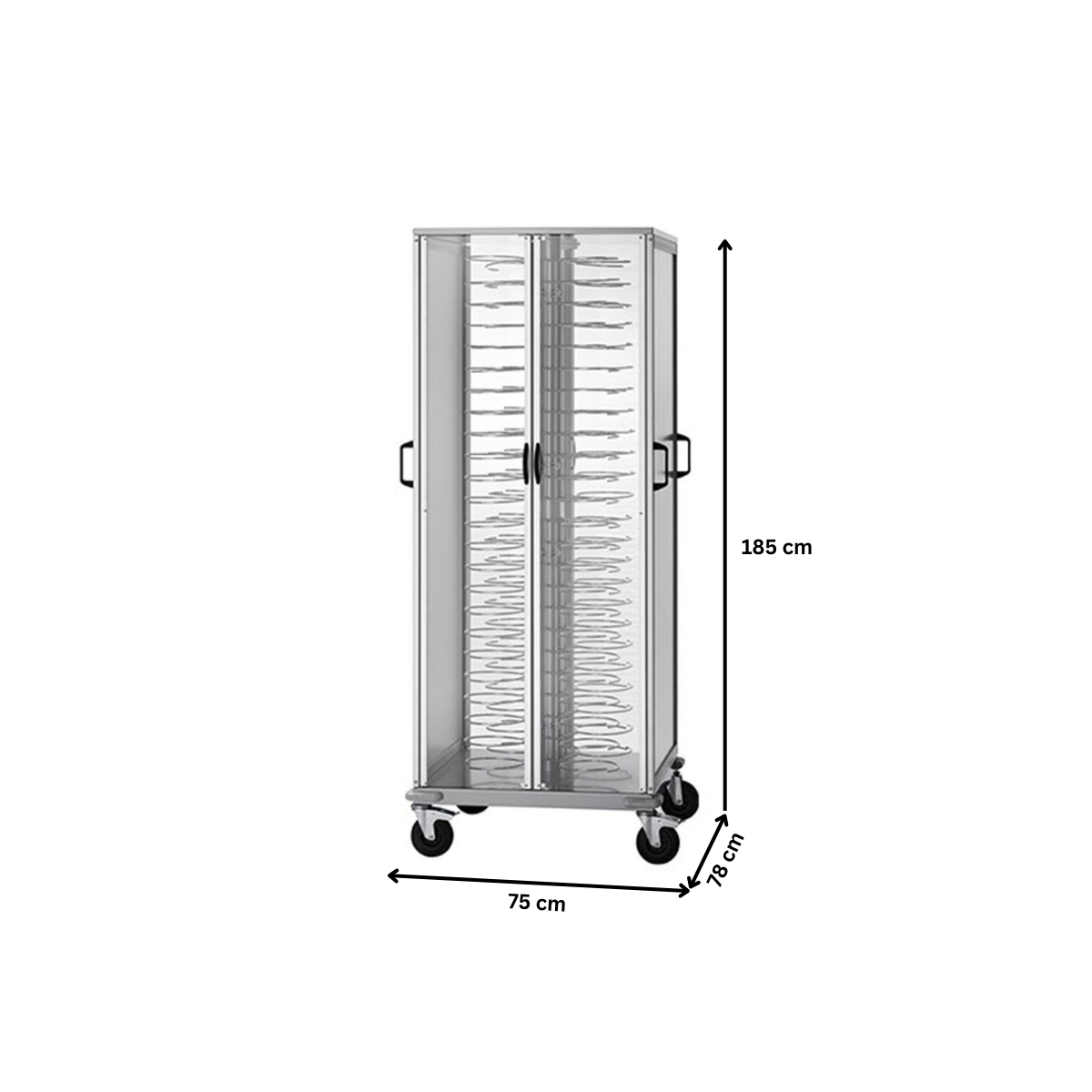 Carucior neutru 88 farfurii 25/31 cm - 1