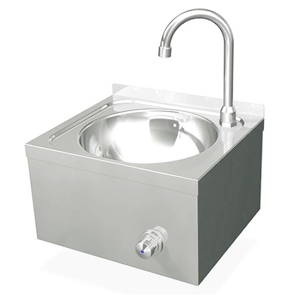 Chiuveta cu actionare la genunchi, inox, 35*30*21,5 cm - 1
