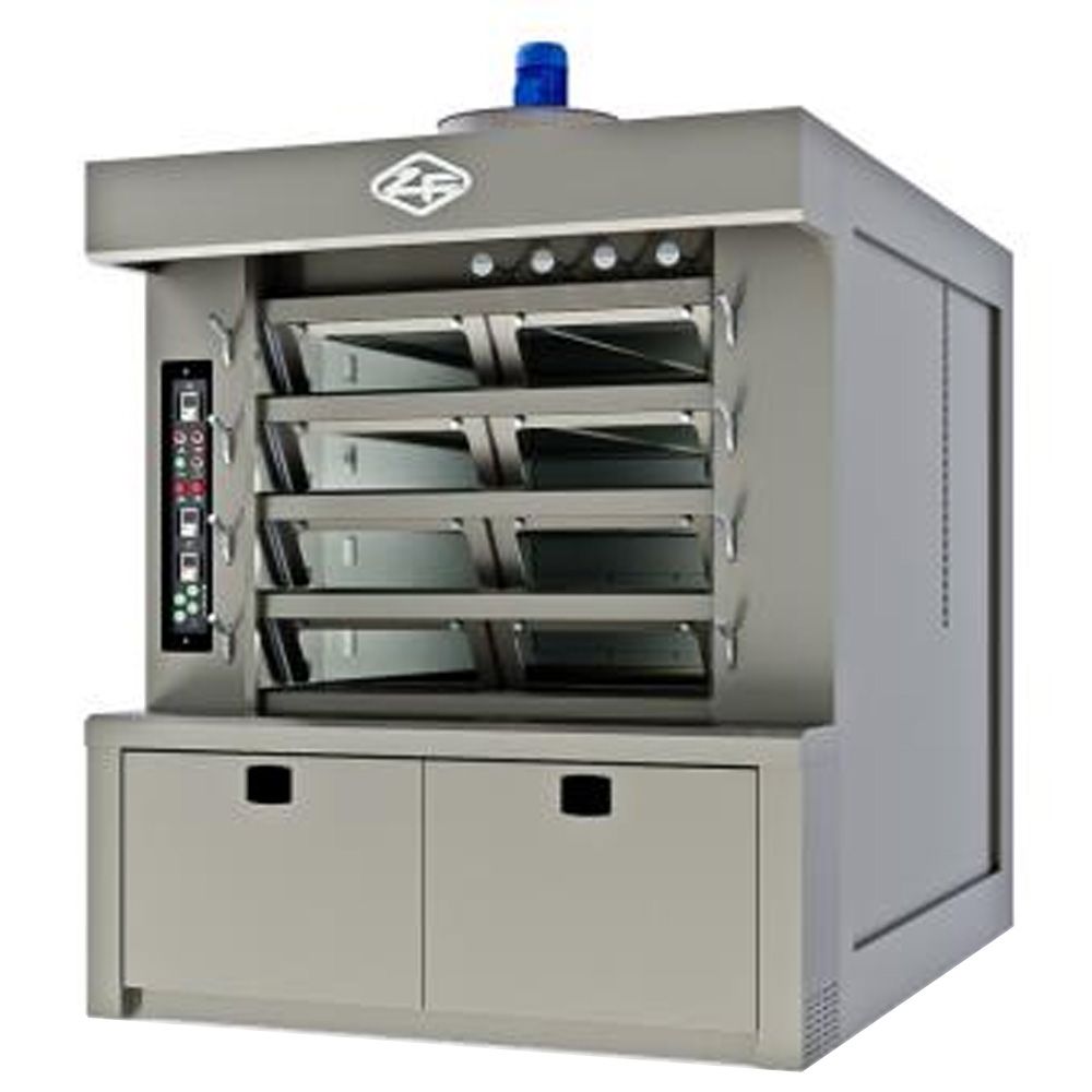 Cuptor profesional brutarie ciclotermic cu tuburi anulare si 4 vetre 12 mp - 0