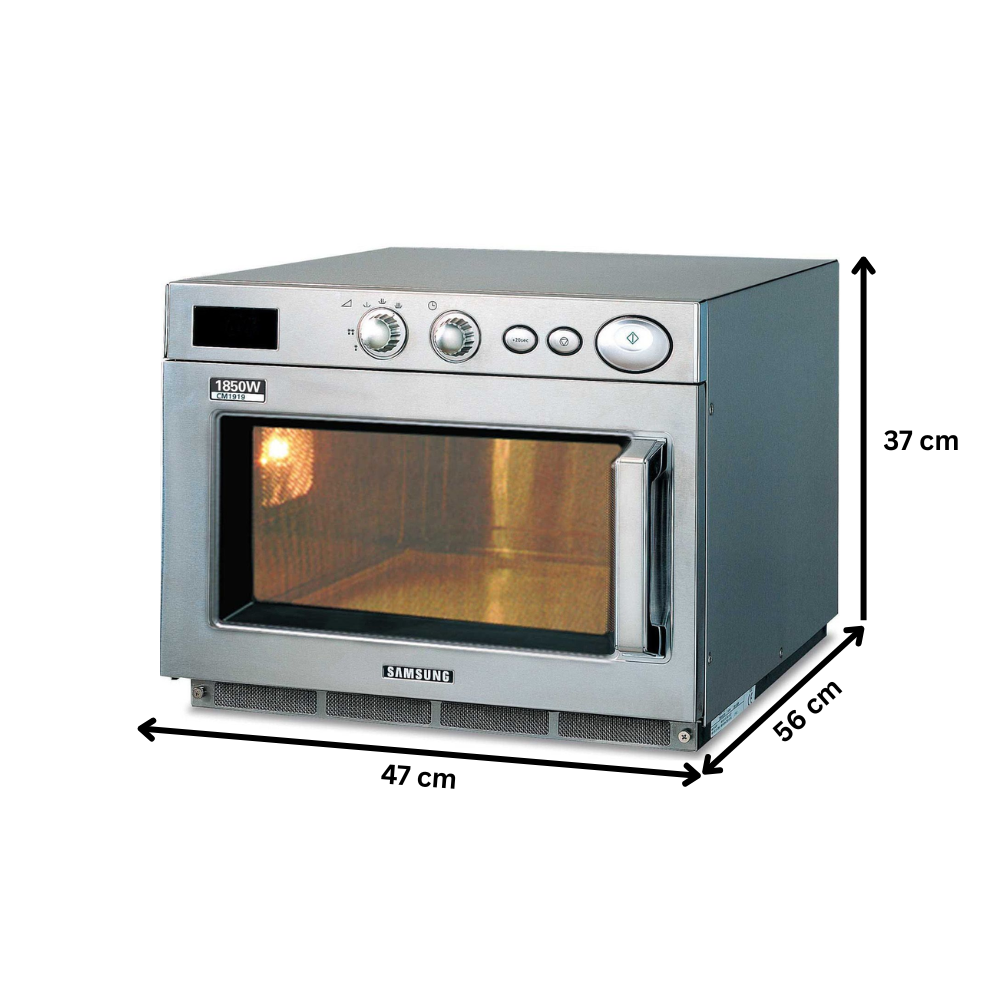 Cuptor profesional cu microunde Samsung, inox, 26 lt - 1