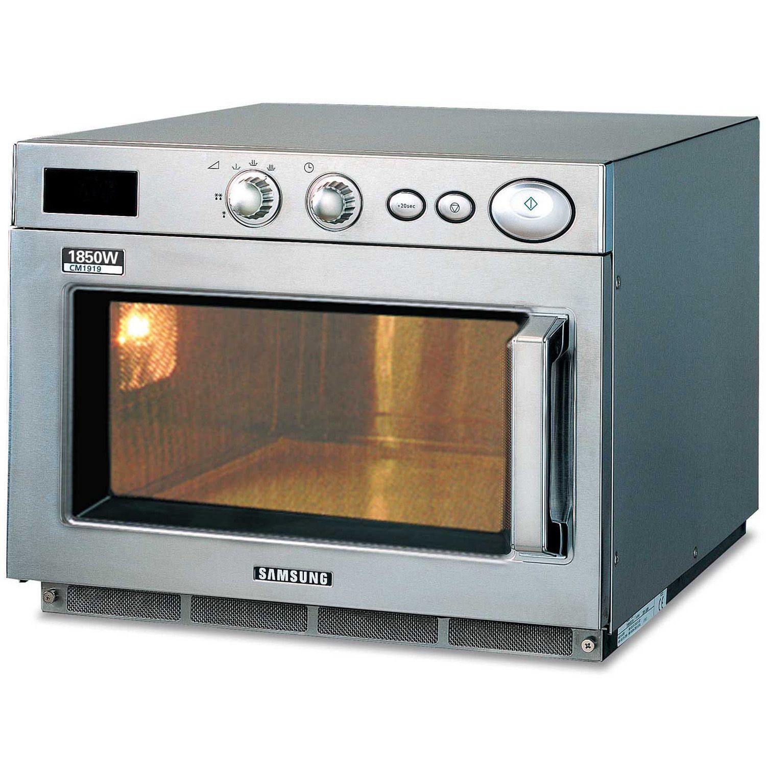 Cuptor profesional cu microunde Samsung, inox, 26 lt - 0
