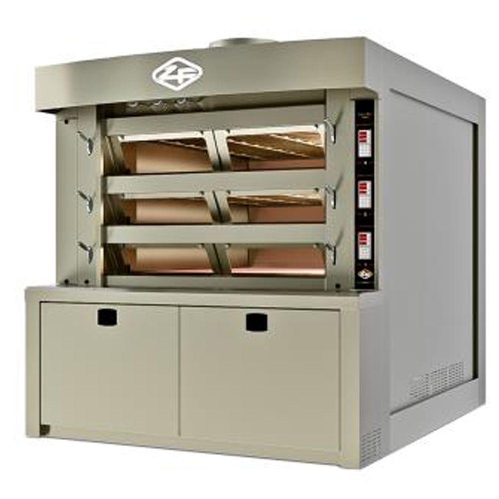 Cuptor profesional brutarie electric cu 3 vetre 8.4 mp - 0