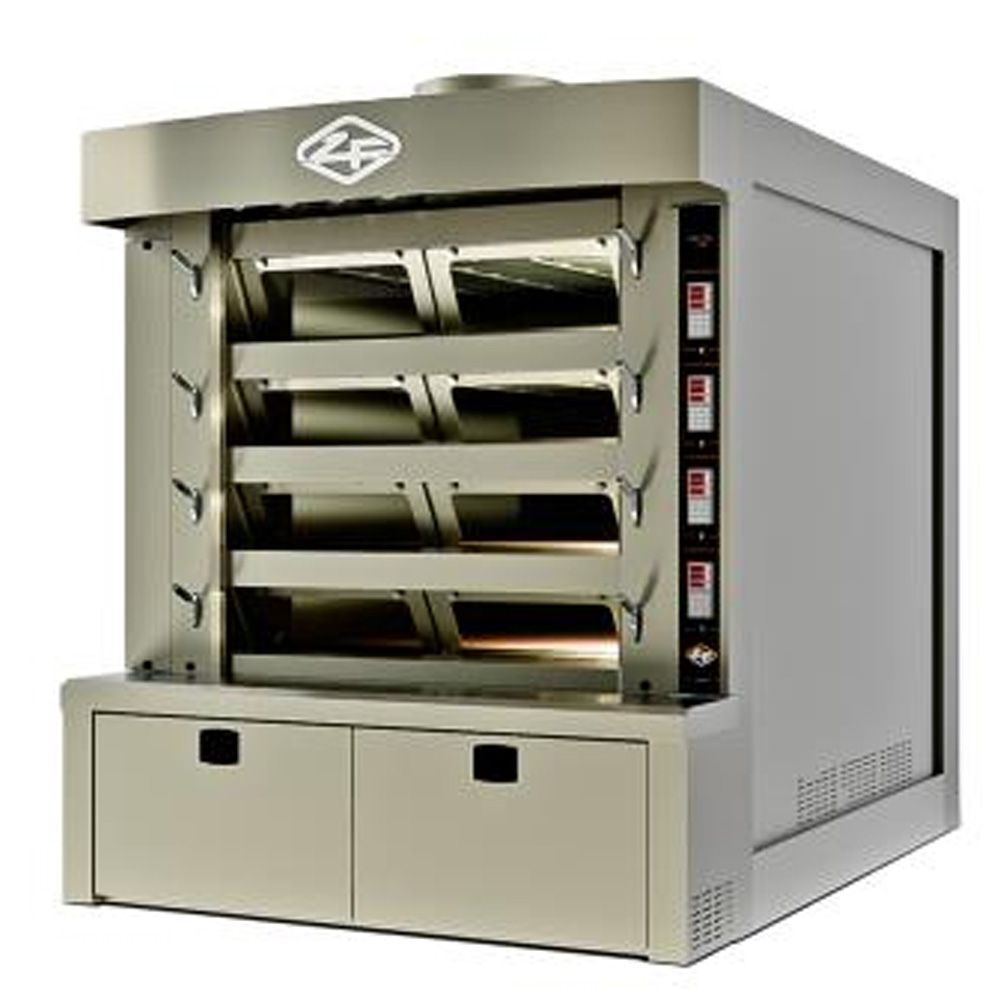 Cuptor profesional brutarie electric cu 4 vetre 7,7 mp - 0