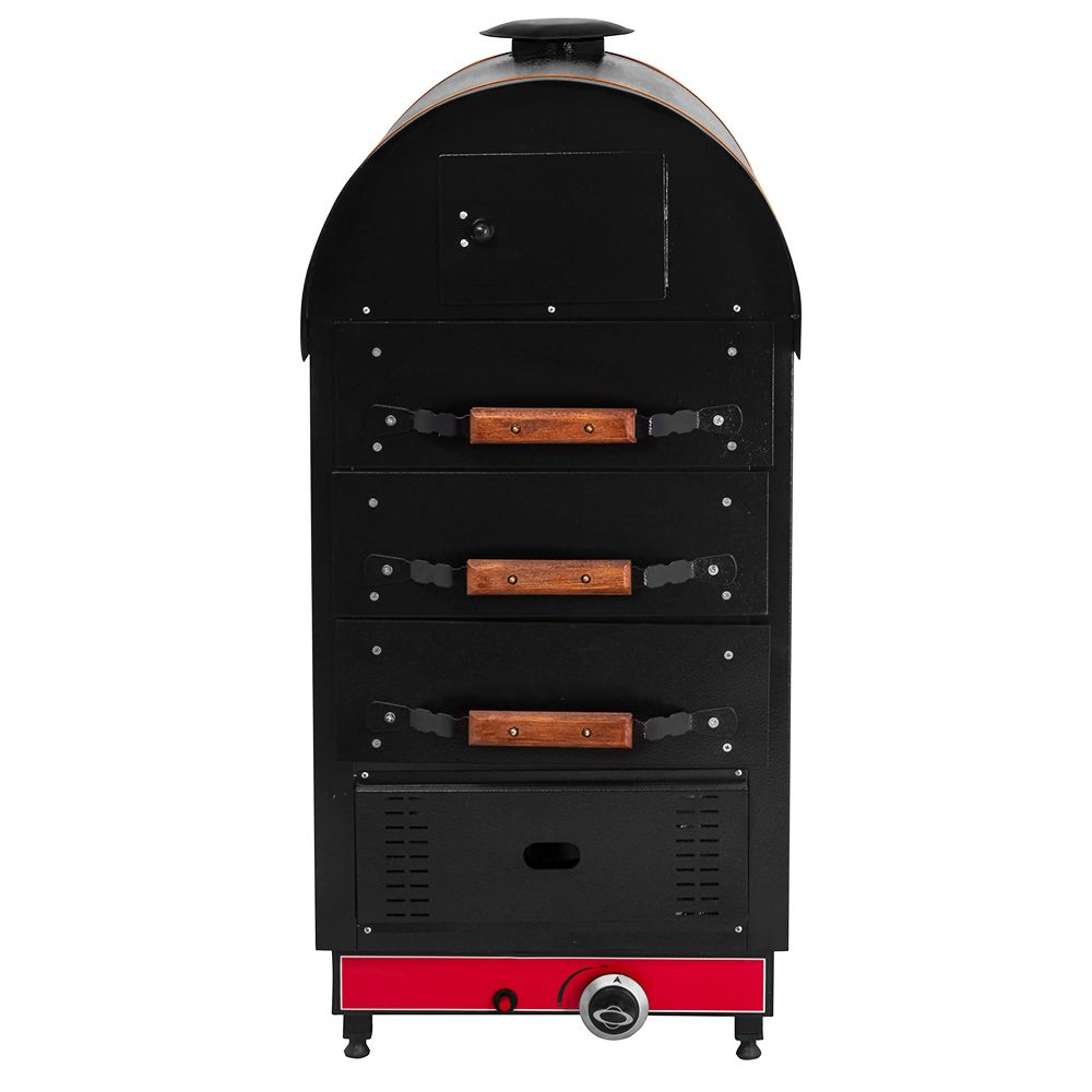 Cuptor profesional pe gaz pentru copt cartofi (kumpir), 3 sertare - 3