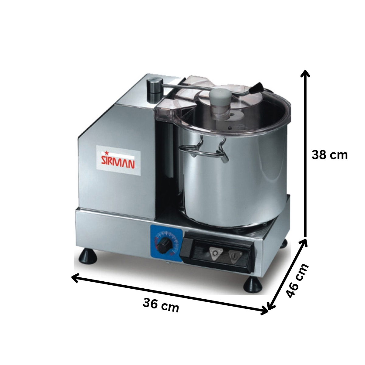 Cutter SIRMAN, capacitate cuva 9,4 lt - 2