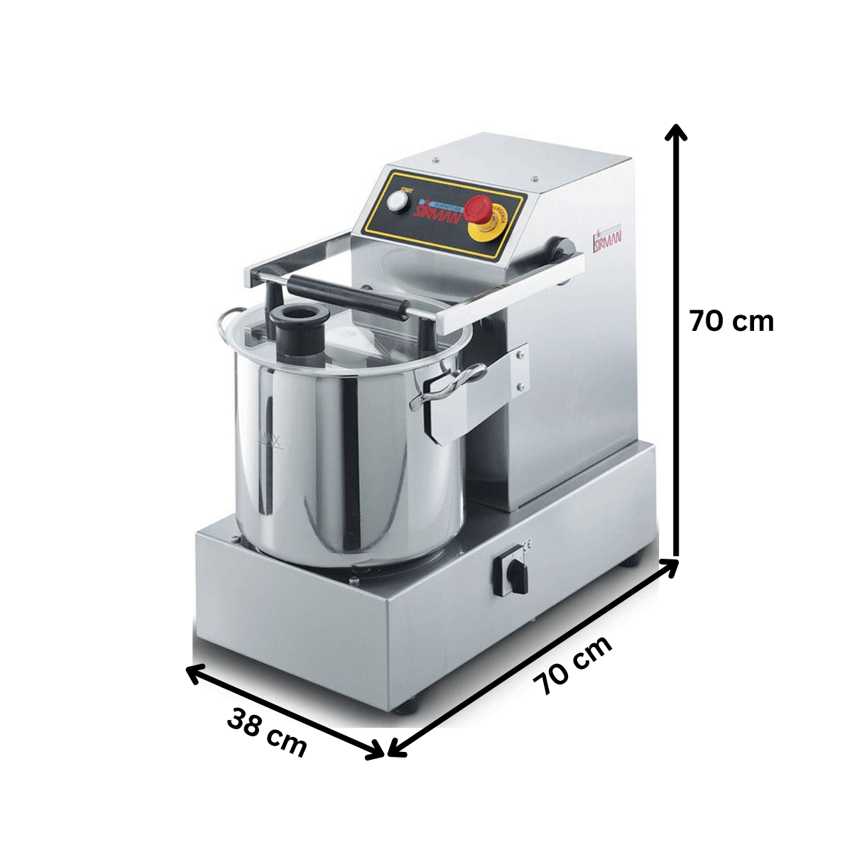 Cutter SIRMAN, capacitate cuva 14,5 lt - 2