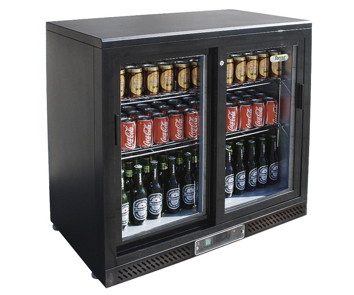 Frigider pentru bar cu 2 usi glisante - 1