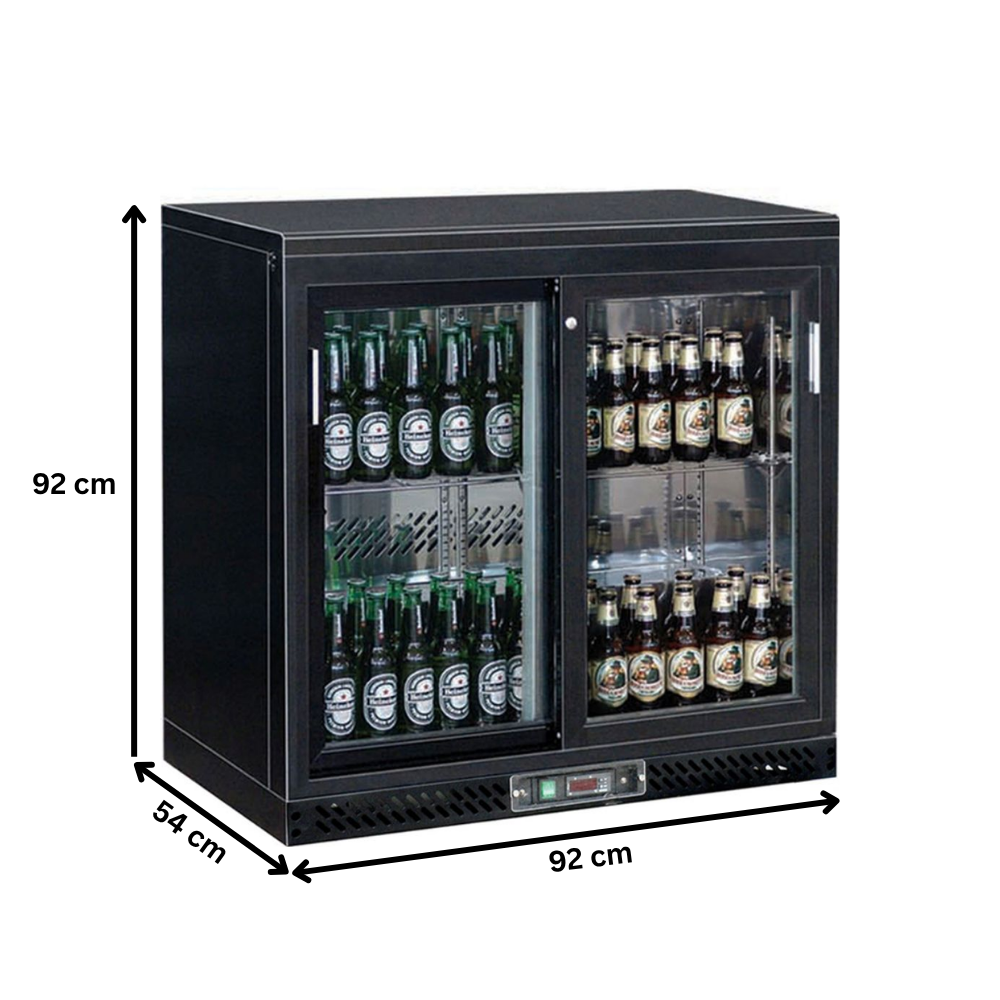 Frigider pentru bar cu 2 usi glisante - 2