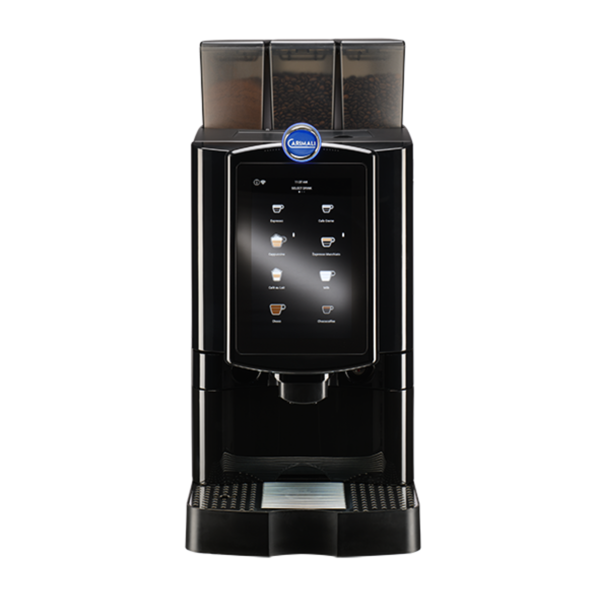 Automat cafea profesional CARIMALI cu 3 compartimente, capacitate 150 de cafele pe zi - 0
