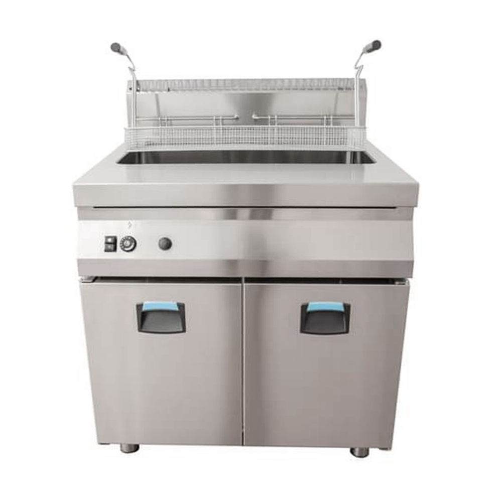 Friteuza pe gaz profesionala, inox, 45 lt, 80*73*85 cm - 0
