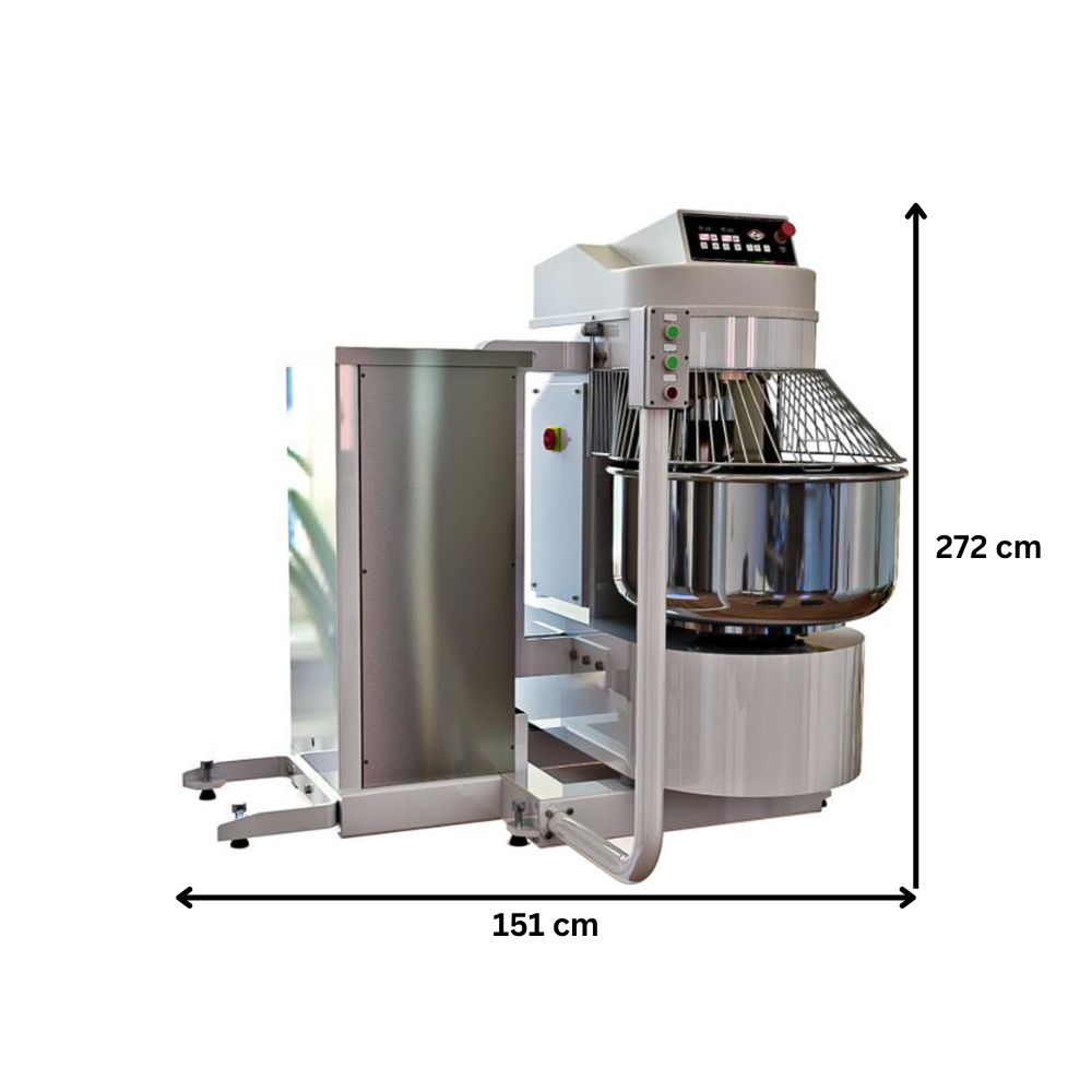 Malaxor 120 kg rabatabil peste divizor - 3