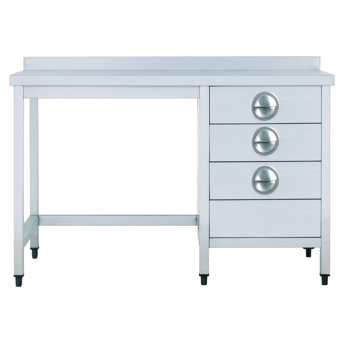 Masa de lucru inox cu 3 sertare 160*70*85 - 3