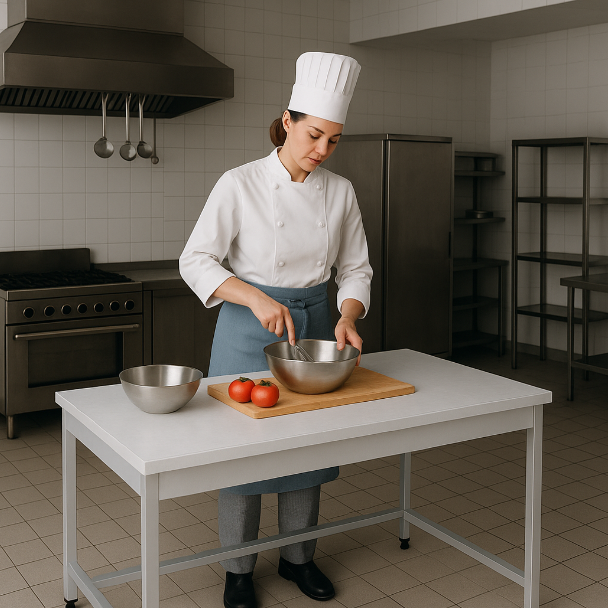 Masa de lucru inox simpla 200*60*85 - 7