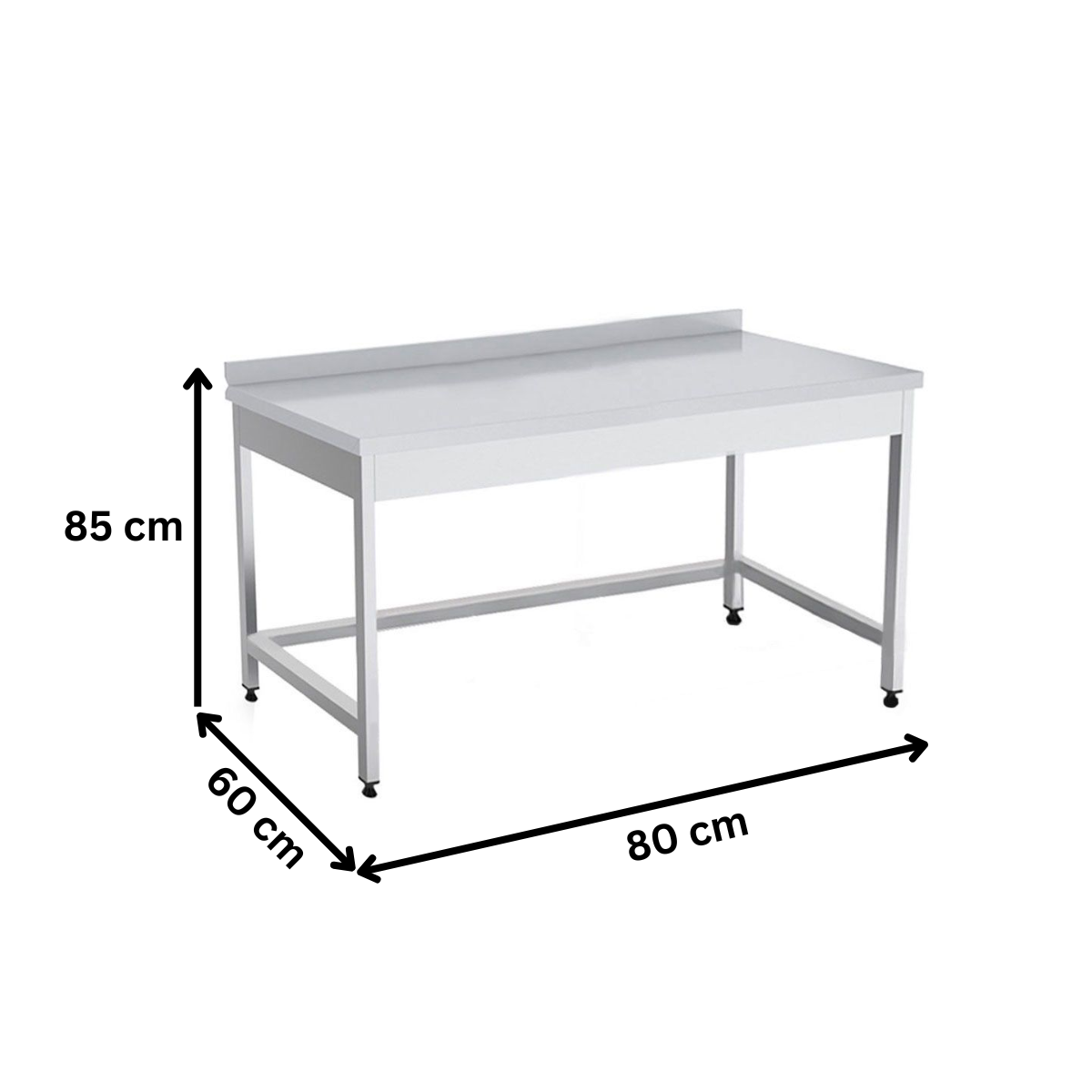 Masa de lucru inox simpla 80*60*85 - 2