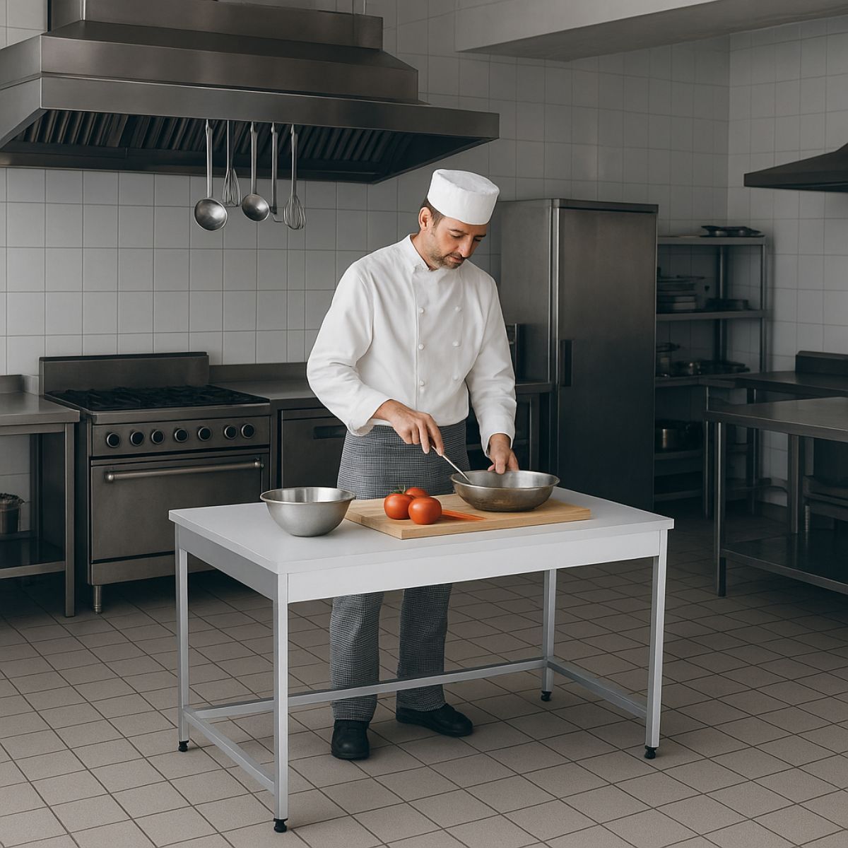 Masa de lucru inox simpla 80*60*85 - 7