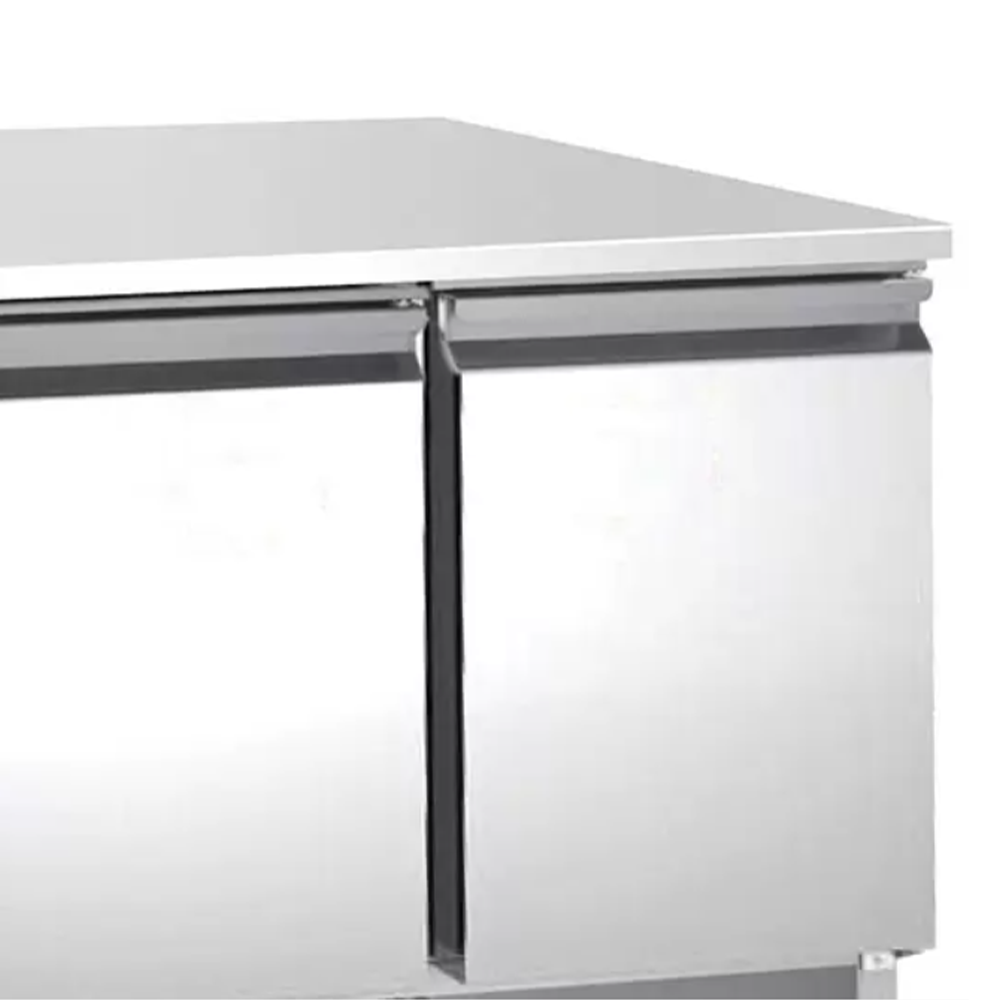 Masa rece congelare, profesionala, inox, 2 usi, 240 lt, 94*70*85 cm - 2
