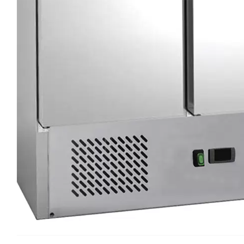 Masa rece congelare, profesionala, inox, 2 usi, 240 lt, 94*70*85 cm - 3