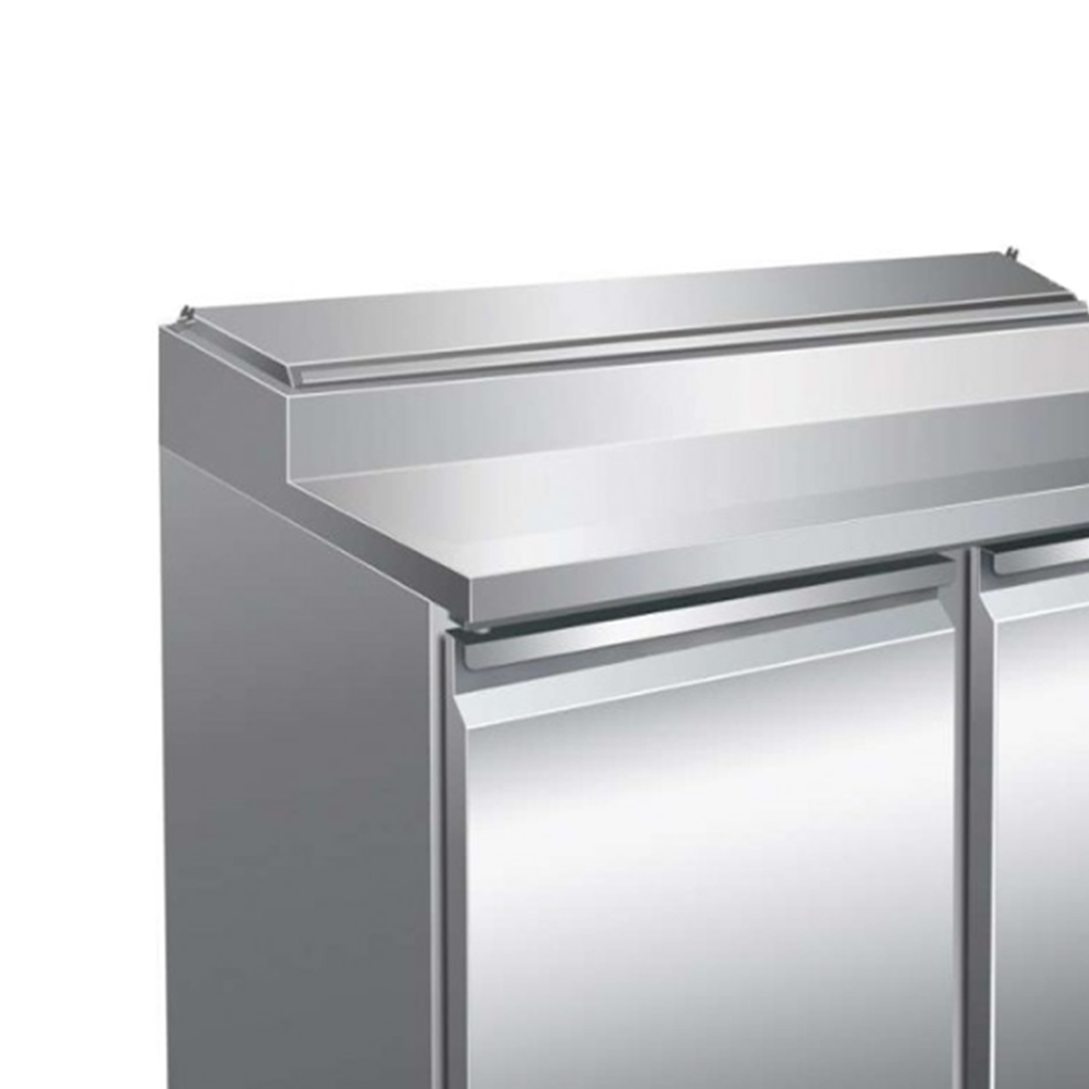 Masa preparare pizza, profesionala, inox, 5 cuve, 254 lt, 90*70*100 cm - 1