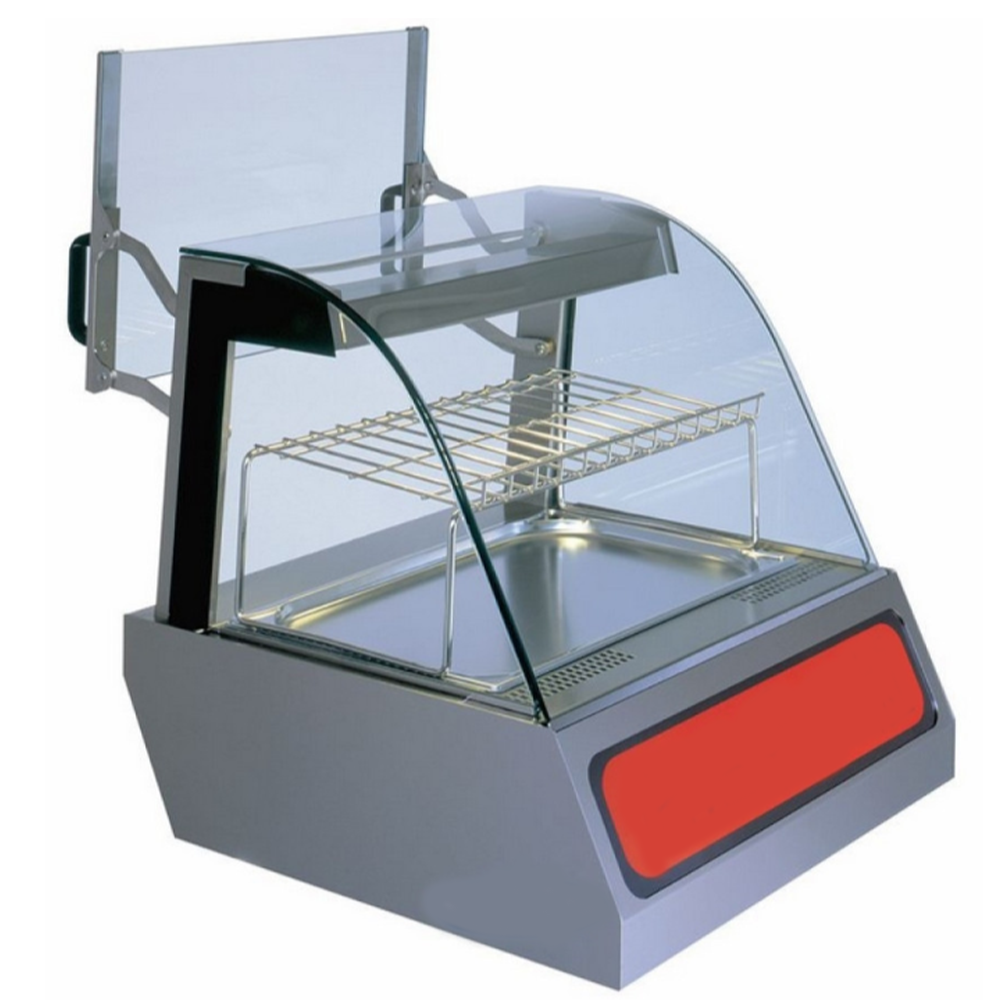 Vitrina calda 1B, inox, 61.6*57.5*58.5 cm - 1