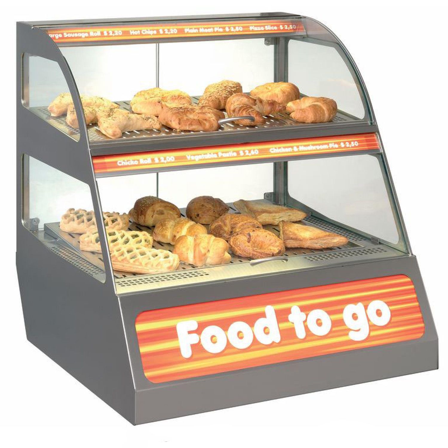 Vitrina calda 1S self service, inox, 61*57*64 cm - 0