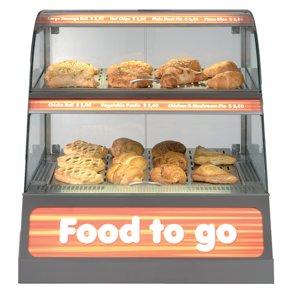 Vitrina calda 1S self service, inox, 61*57*64 cm - 1