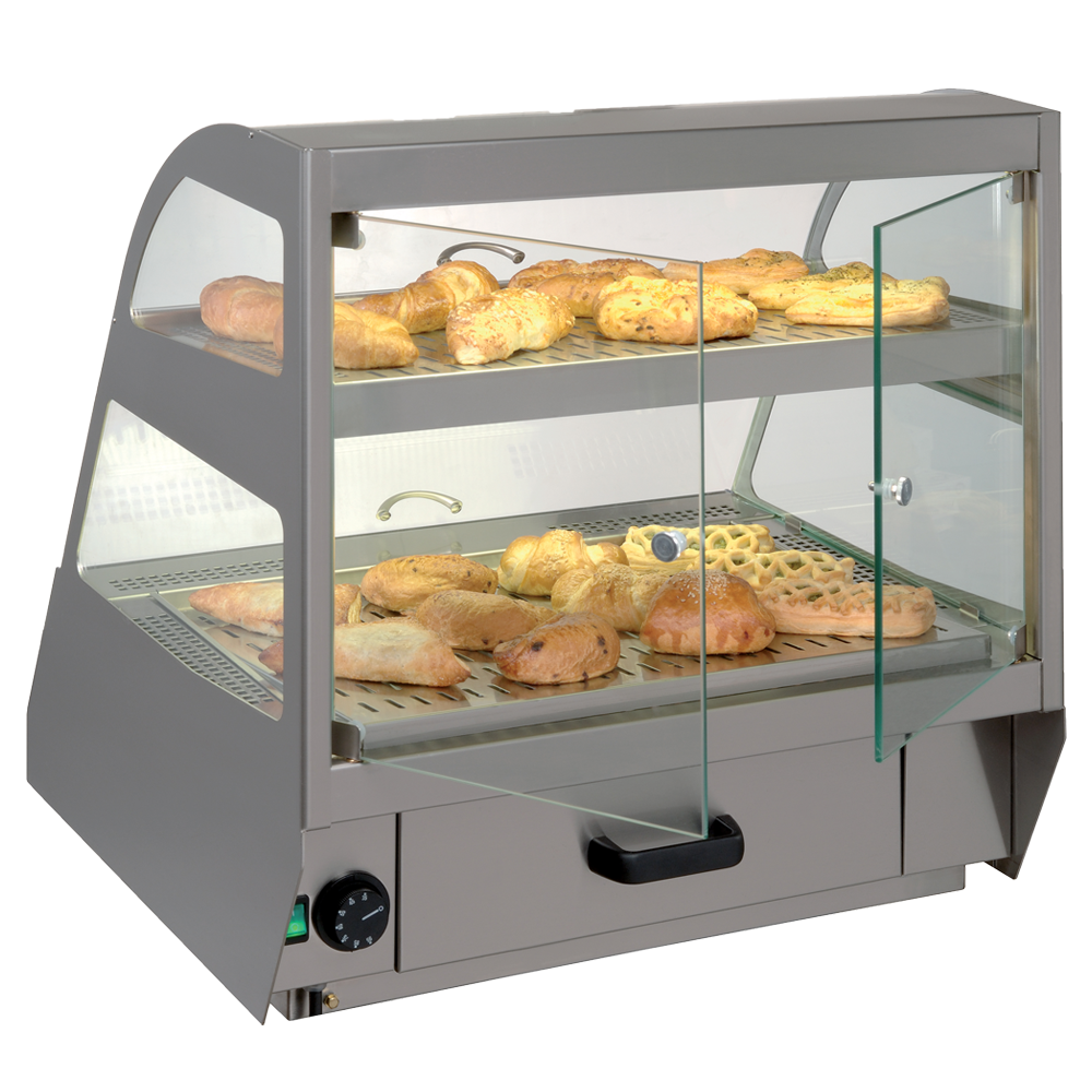 Vitrina calda 1S self service, inox, 61*57*64 cm - 2