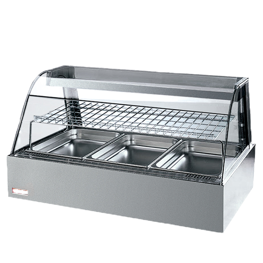 Vitrina calda 3 cuve GN - 1