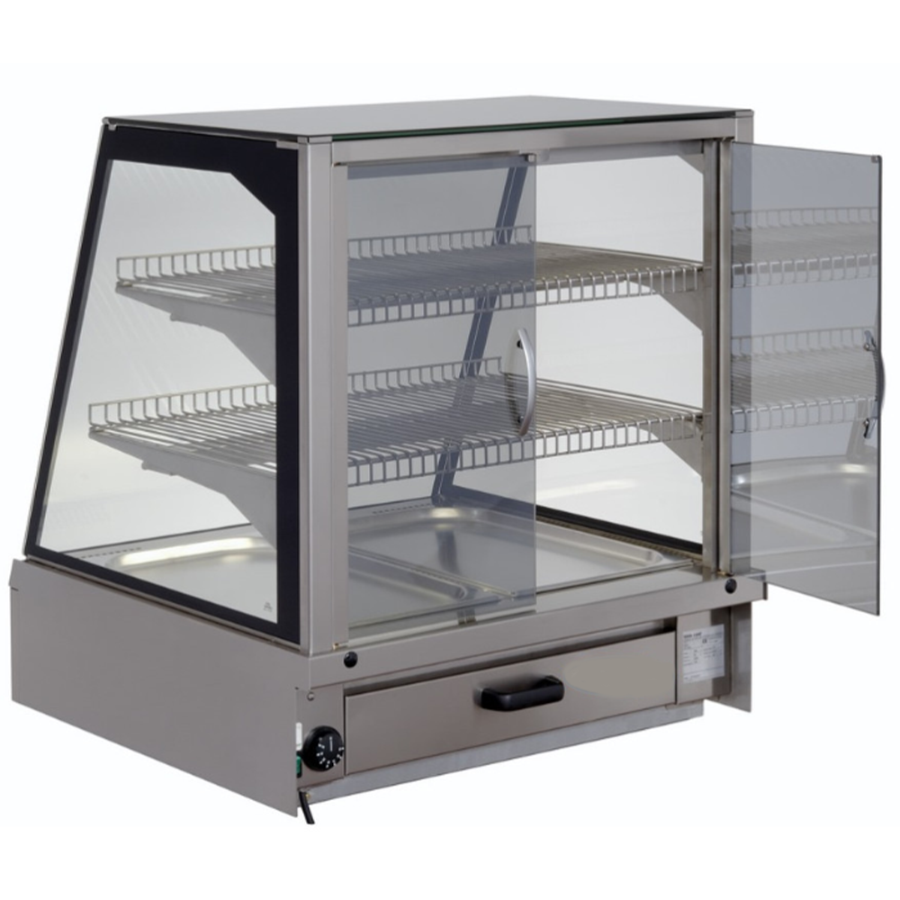 Vitrina calda ADDA GN self service, inox, 2 cuve, 74.6*71.7*84.5 cm - 1