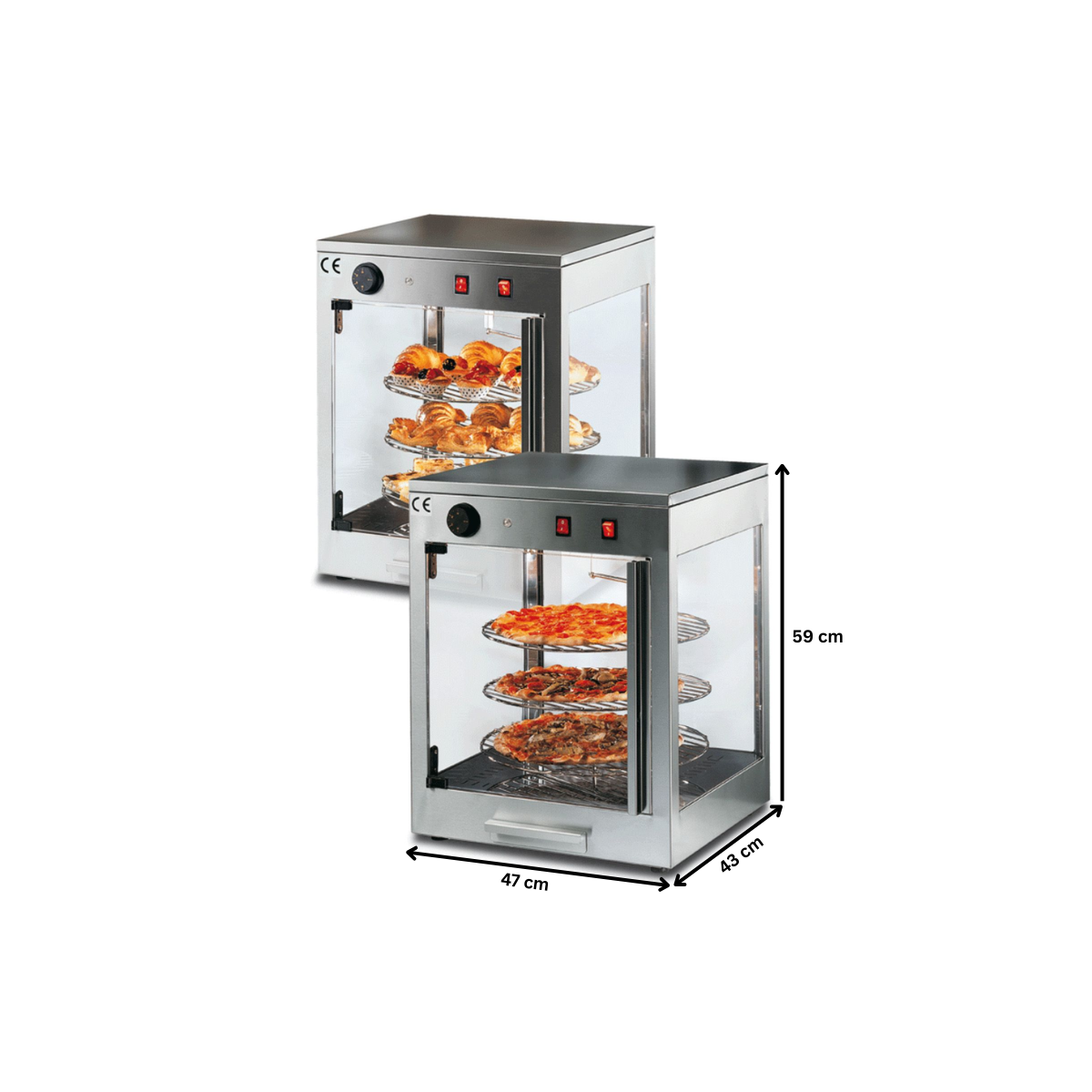 Vitrina calda SIRMAN pentru patiserie si pizza - 2