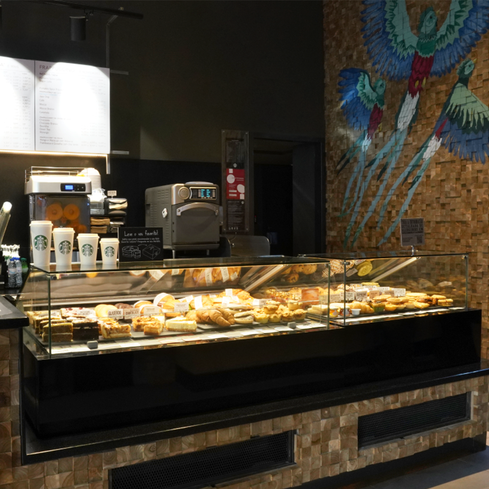 Vitrina frigorifica Jordao, cu spatiu de depozitare Lucis, geam drept, ventilata, 1,75 m - 11