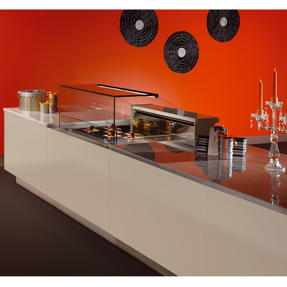 Vitrina frigorifica Jordao fara depozitare ptr ciocolata Lucis - 1,35 m - 5