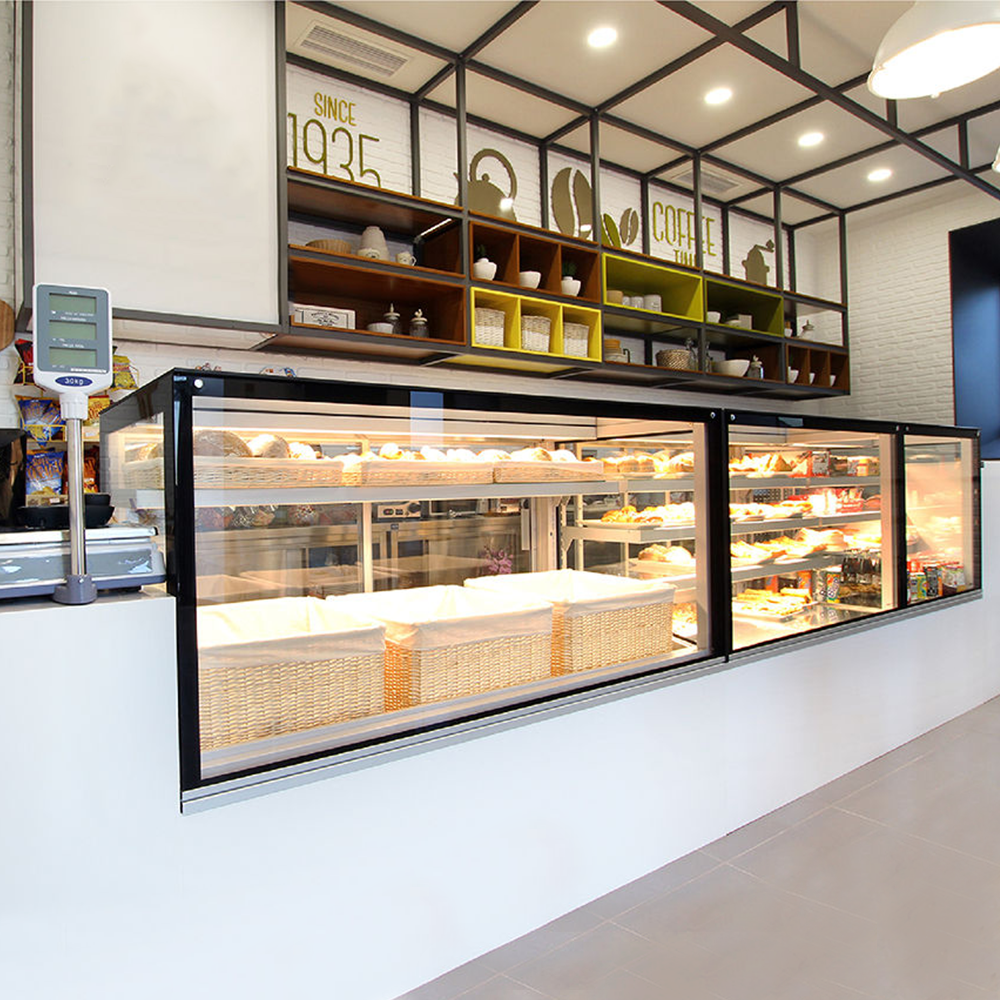 Vitrina frigorifica Jordao grab and go, pentru prajituri Vista, geam drept, ventilata, 0,85 m - 8