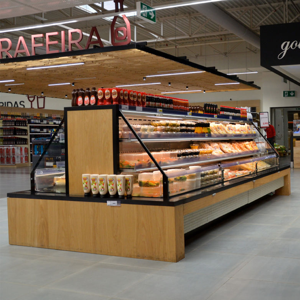 Vitrina frigorifica Jordao, pentru prajituri, geam drept, ventilata, 1.88 m Daisy - 4