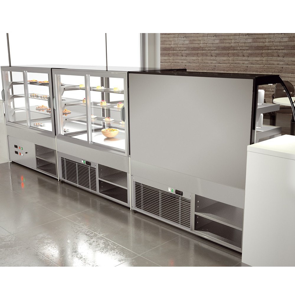 Vitrina frigorifica Jordao, pentru prajituri Vista, geam drept, ventilata, 0,85 m - 3