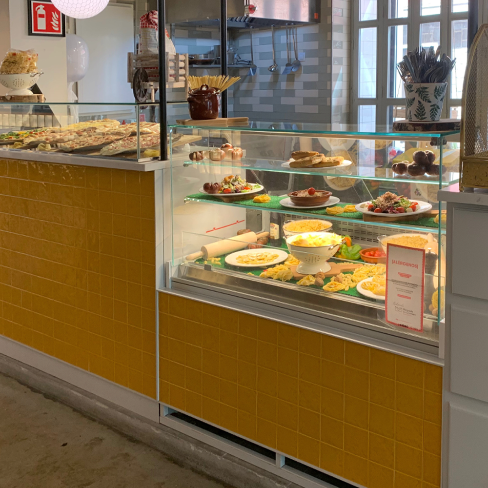 Vitrina frigorifica, pentru prajituri, geam drept, ventilata, 2 m JORDAO Twist - 6