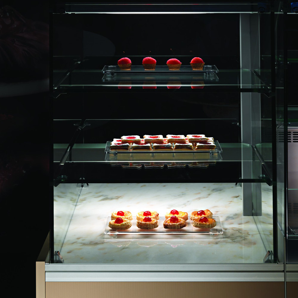 Vitrina neutra Jordao pentru patiserie - coltar interior 90 grade Simply - 7