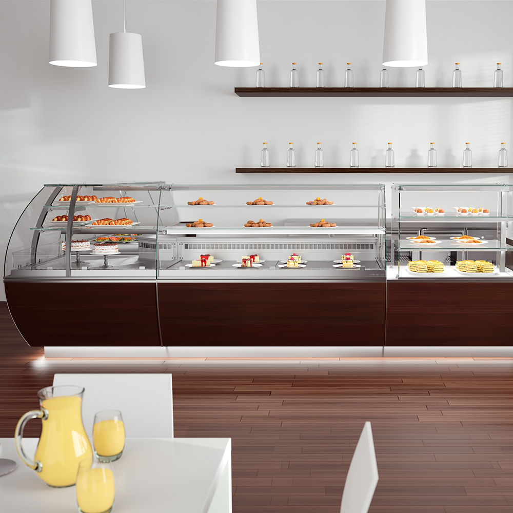 Vitrina neutra pentru patiserie 0.90 m JORDAO Twist - 1